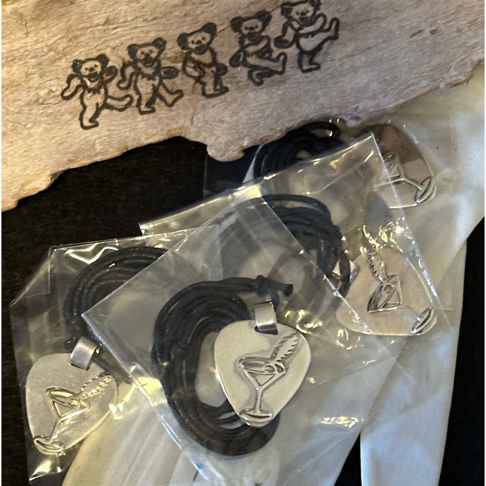 Grateful Dead Martini Necklace
